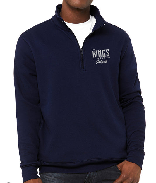 The Kings Beat quarter-zip, Navy