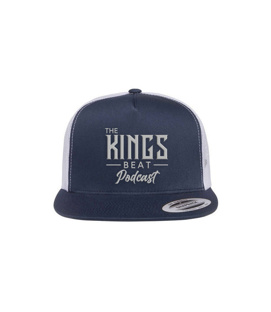 The Kings Beat flat bill truckers hat - Navy